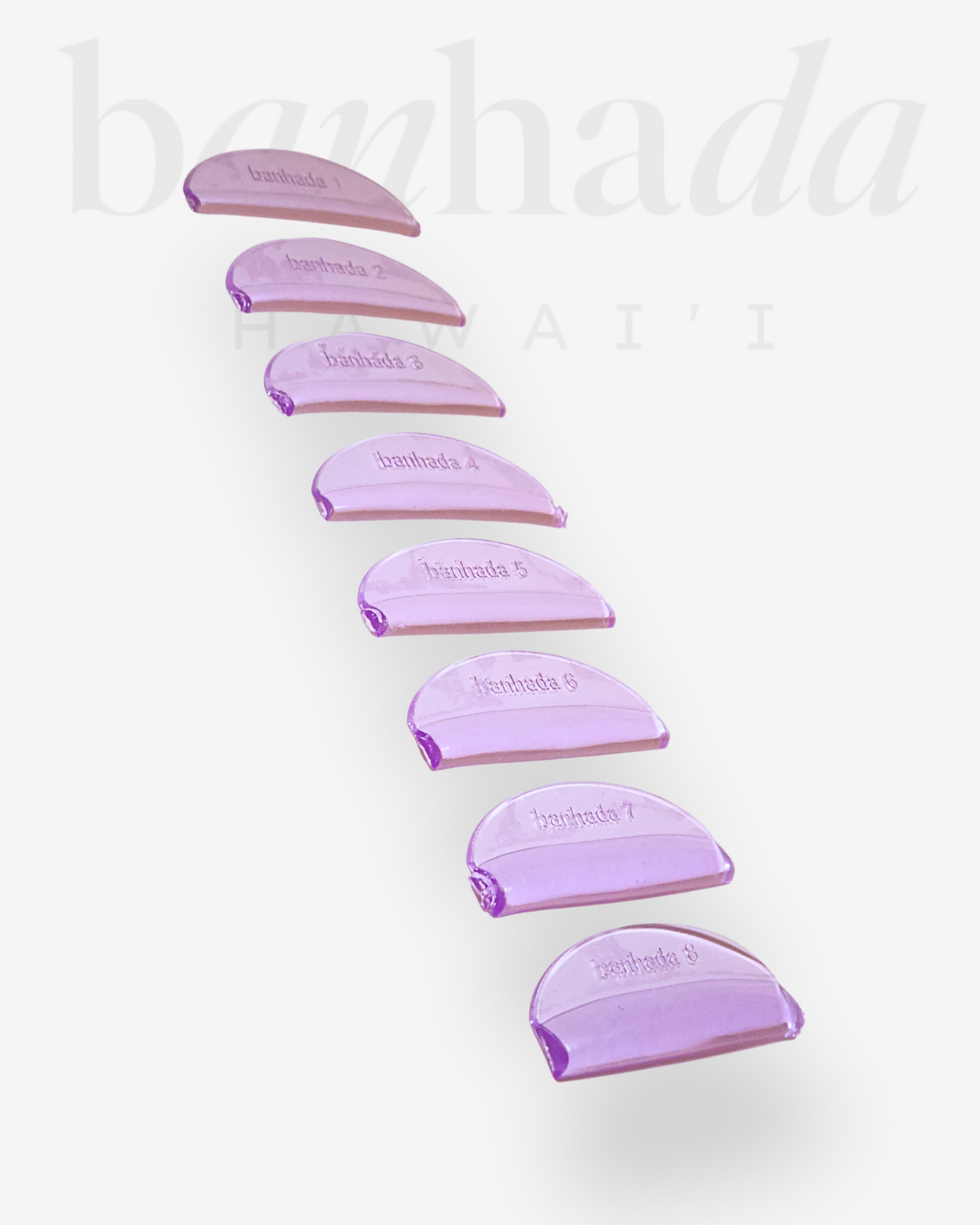 Banhada Sand Rods Seasnon 2, 8 sizes displayed