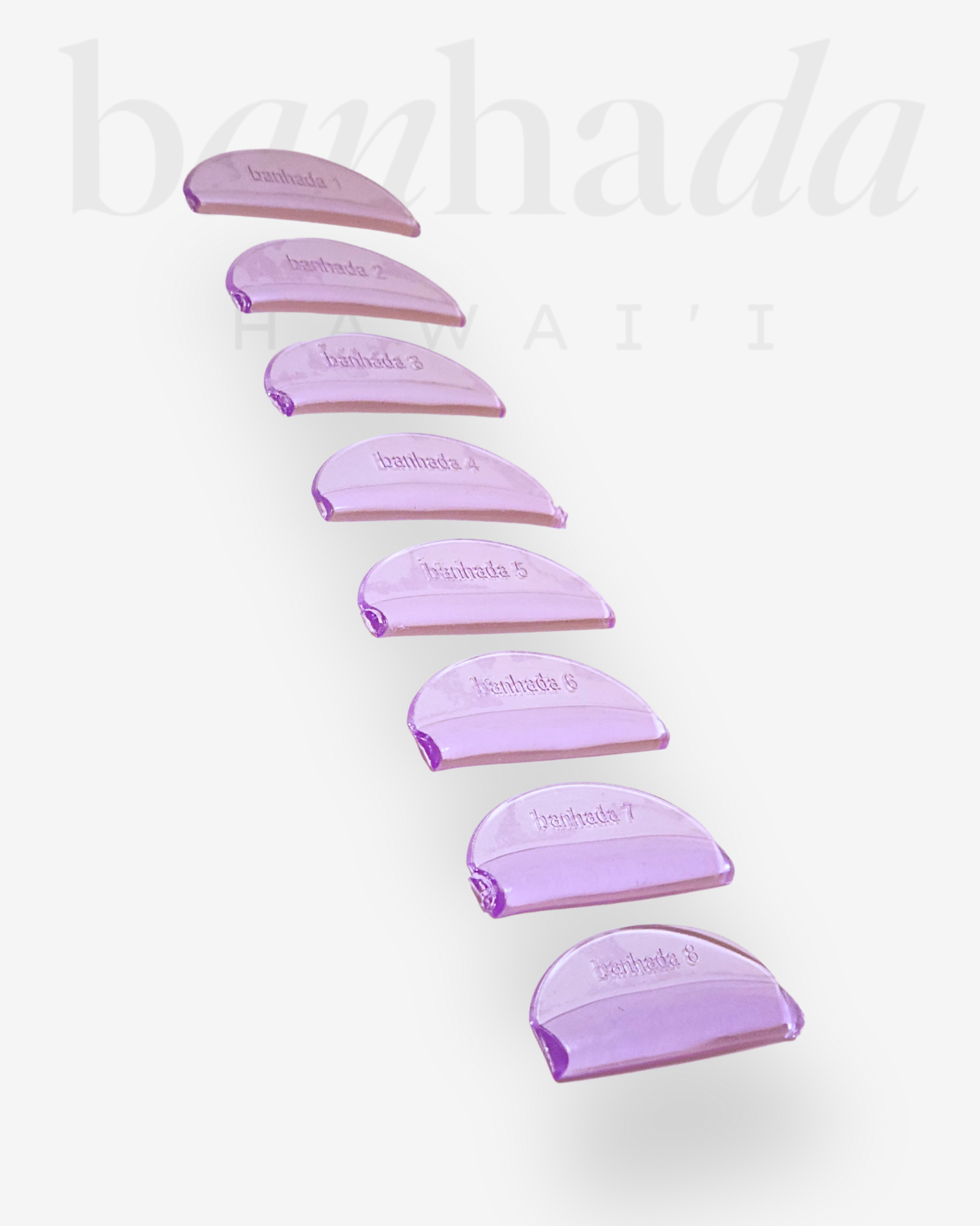 Banhada Sand Rods Seasnon 2, 8 sizes displayed