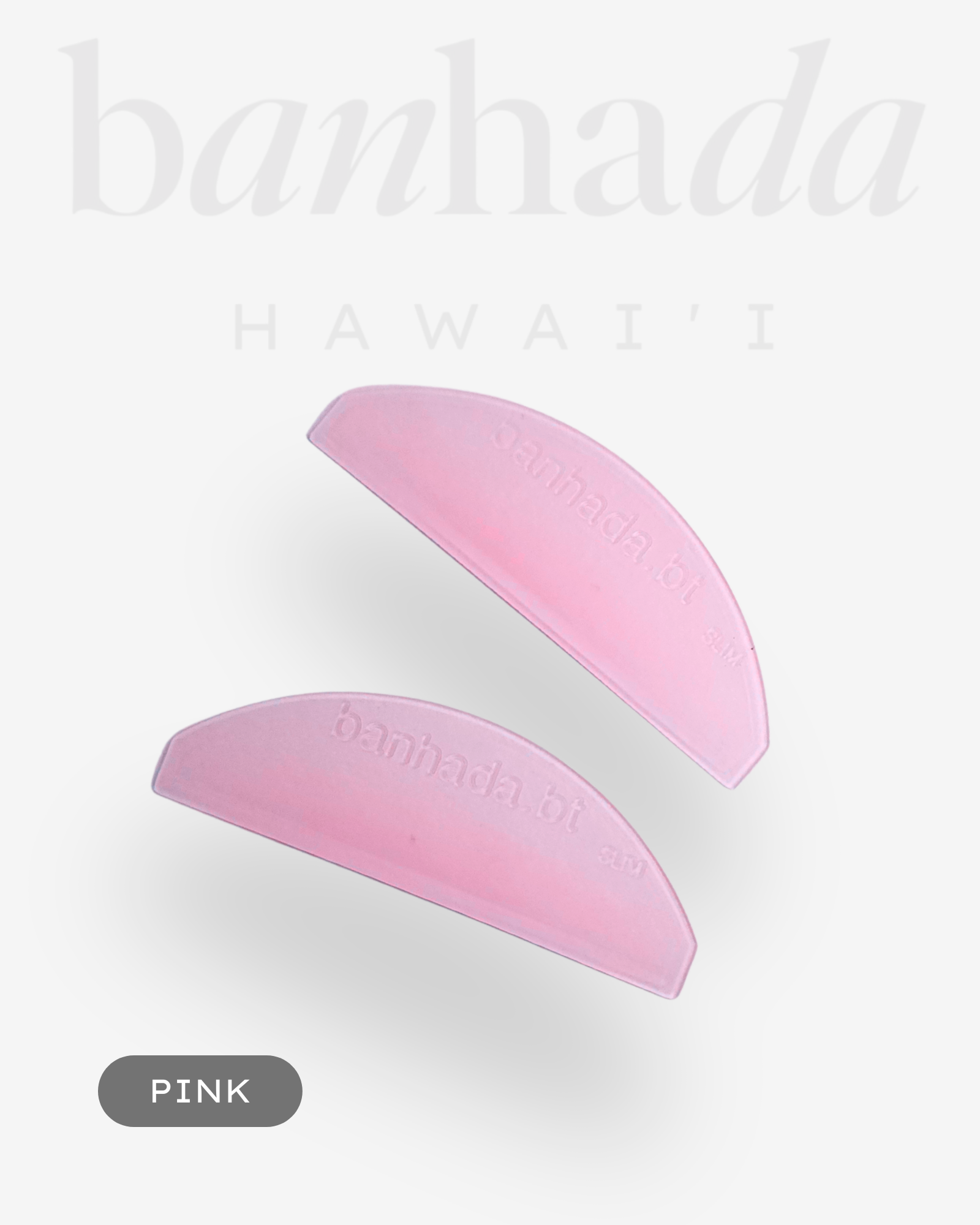 Pair of Banhada Slim Rods in Pink